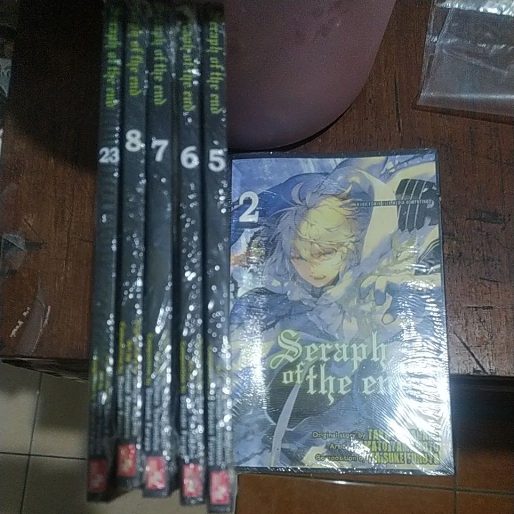 komik set 5 komik seraph of the end