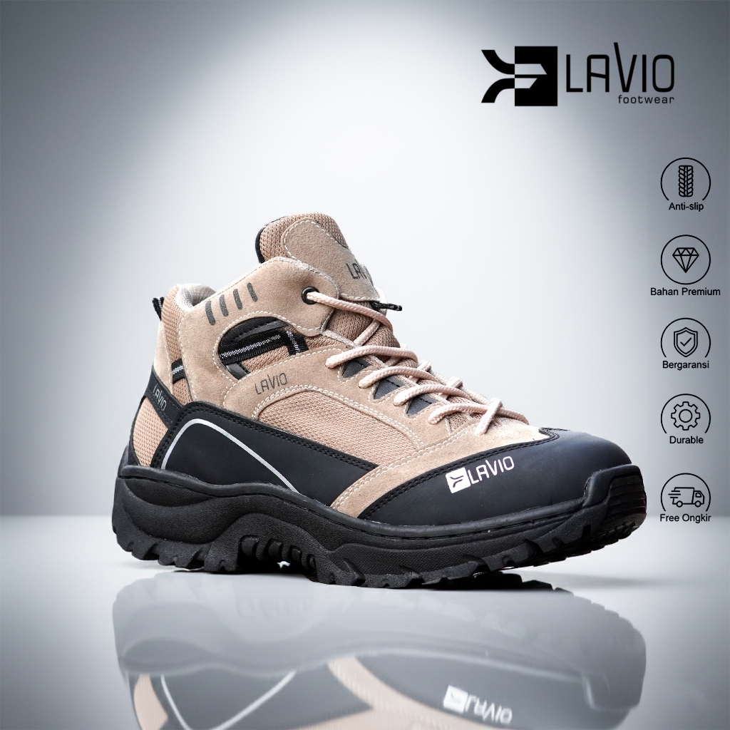 Safety Shoes Lavio Galen - Sepatu Safety Ujung Besi Kerja Proyek Outdoor
