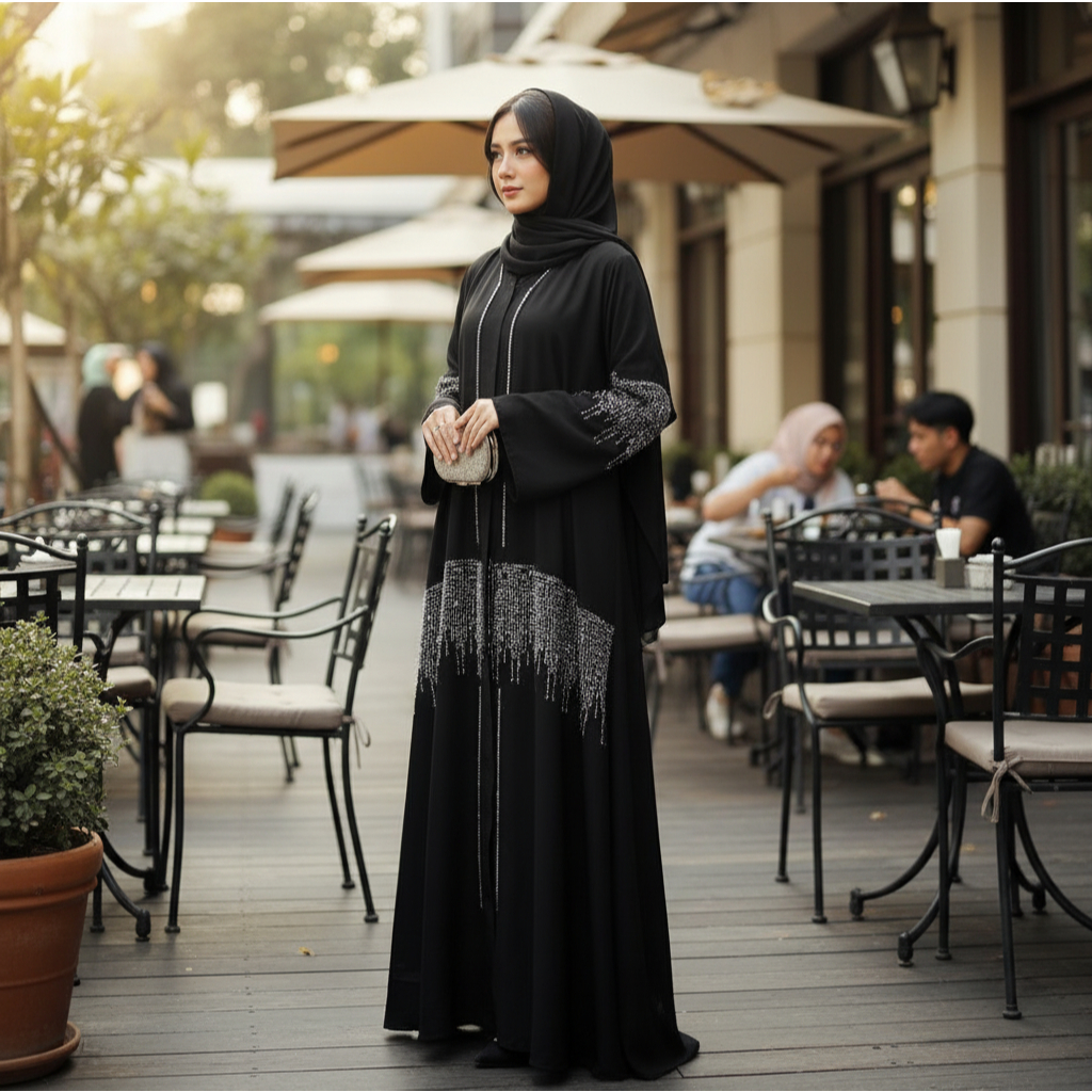 ABAYA RANIA  BAJU ABAYA DUBAI  GAMIS TERBARU  ABAYA MESIR   BAJU WANITA BUSUI  OUTER GAMIS  ABAYA HI