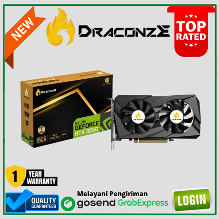 VGA Draconze RTX 3050 6GB DDR6