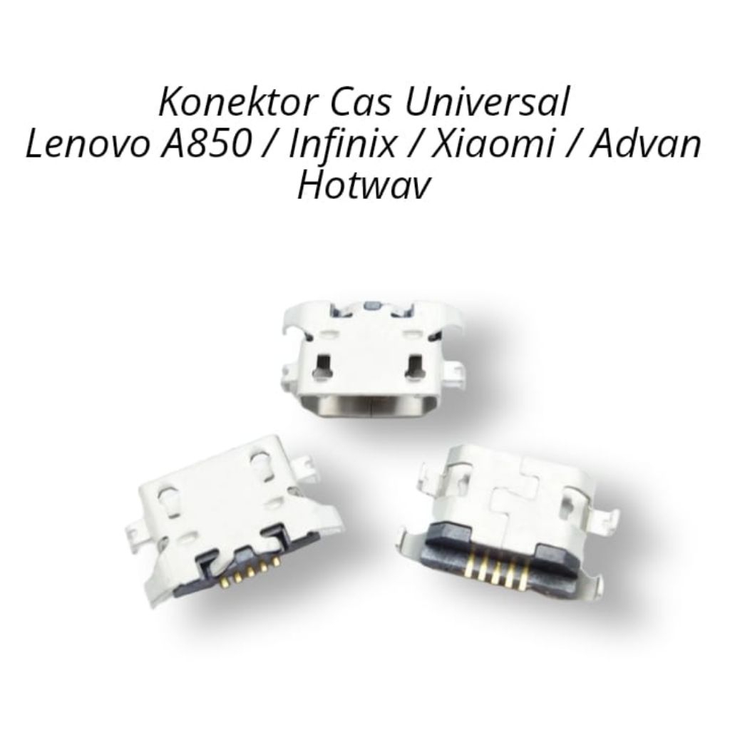 Konektor Cas Universal Lenovo / Infinix / Xiaomi / Advan / Hotwav - Min Ord 100pcs