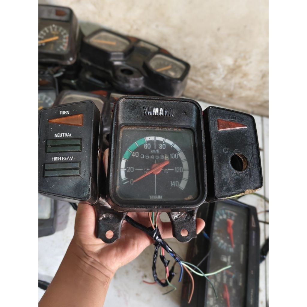 SPIDOMETER YAMAHA L2 SUPER L2SN DT100 ORIGINAL COPOTAN SPEEDOMETER YT115 L2 SUPER SEKEN ORI