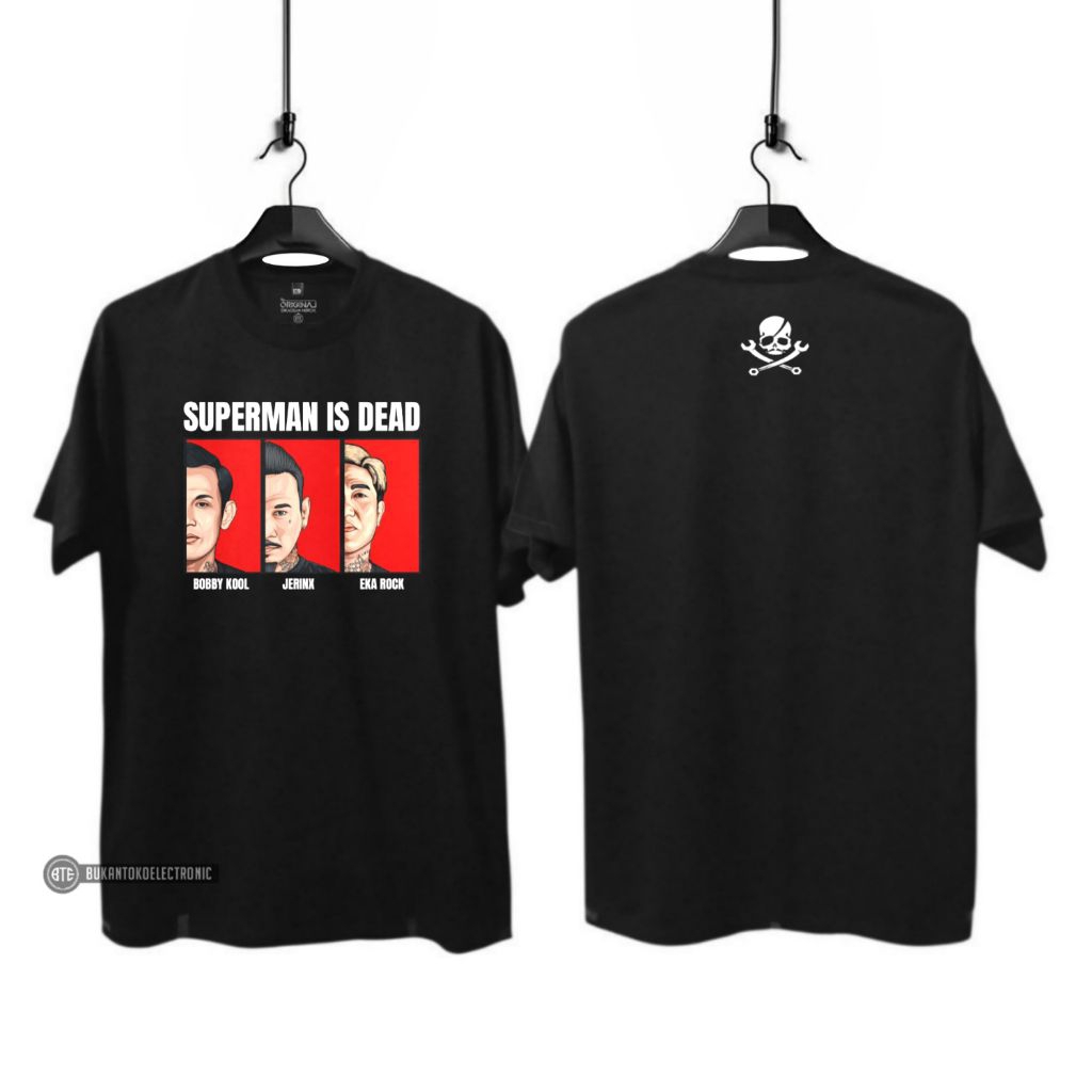 [ BTE ] Superman Is Dead T-shirt - Jrx - Eka - Bobby Official art