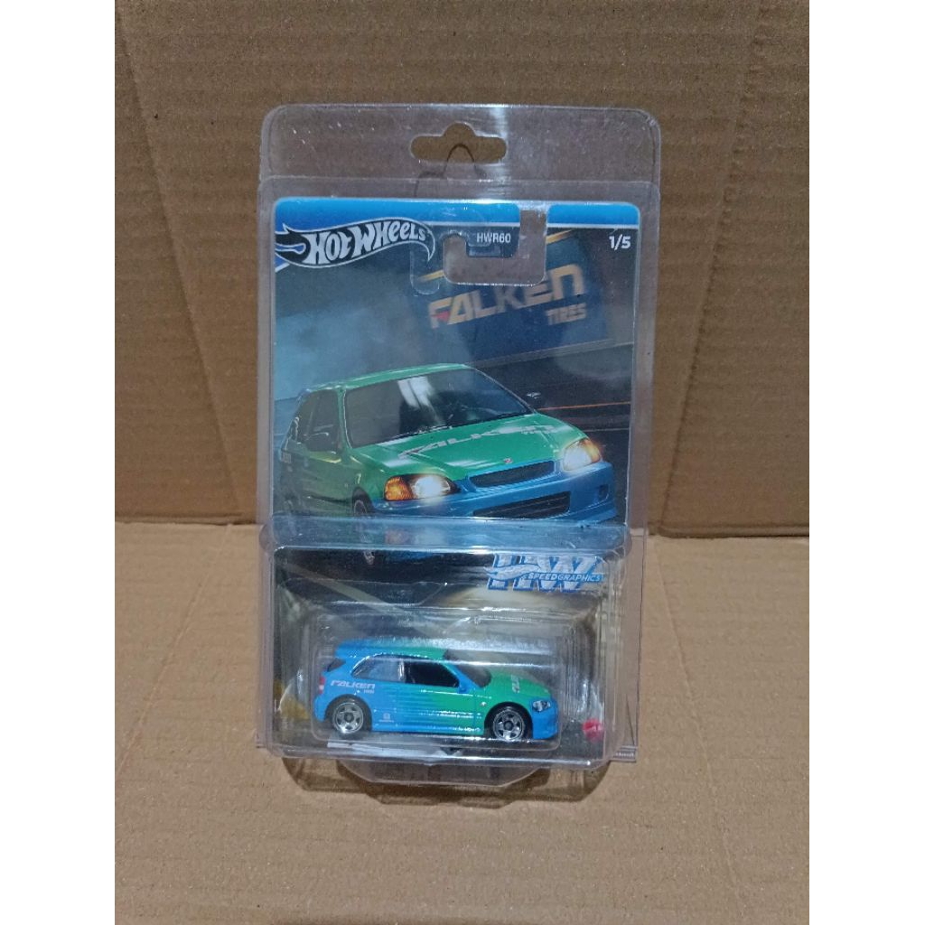 hotwheels civic falken