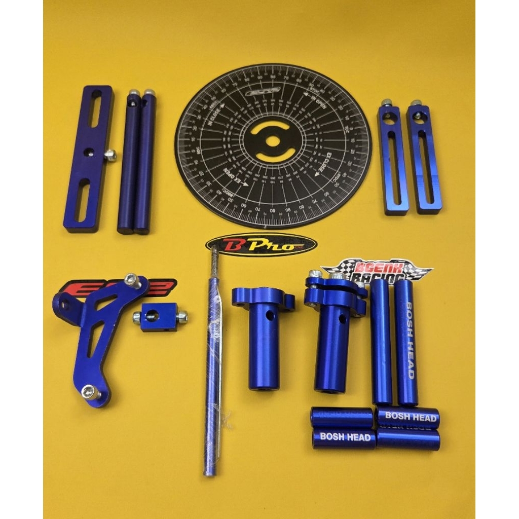 busur derajat dial set bahan billet cnc tebal 3mm bpro racing piringan dial