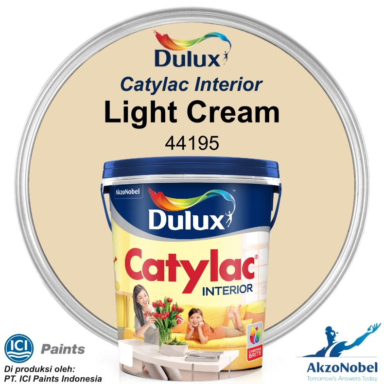 CAT DULUX CATYLAC INTERIOR (Tinting) 25 KG - LIGHT CREAM 44195