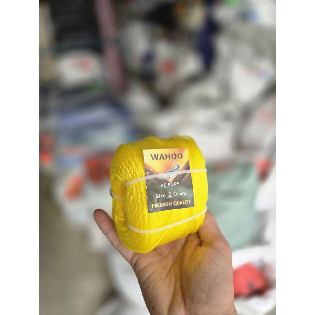 Tali nilon wahoo ukuran 1,5mm / 2mm / 2,5mm / TALI TAMBANG