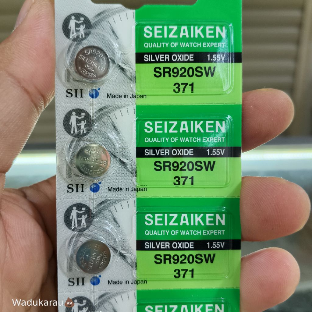 Baterai Jam Tangan Seiko Seizaiken SR920SW 920 371 Original