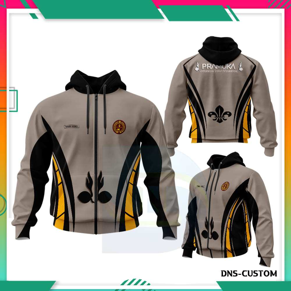 Hoodie Pramuka Seragam Santai Kegiatan Pramuka