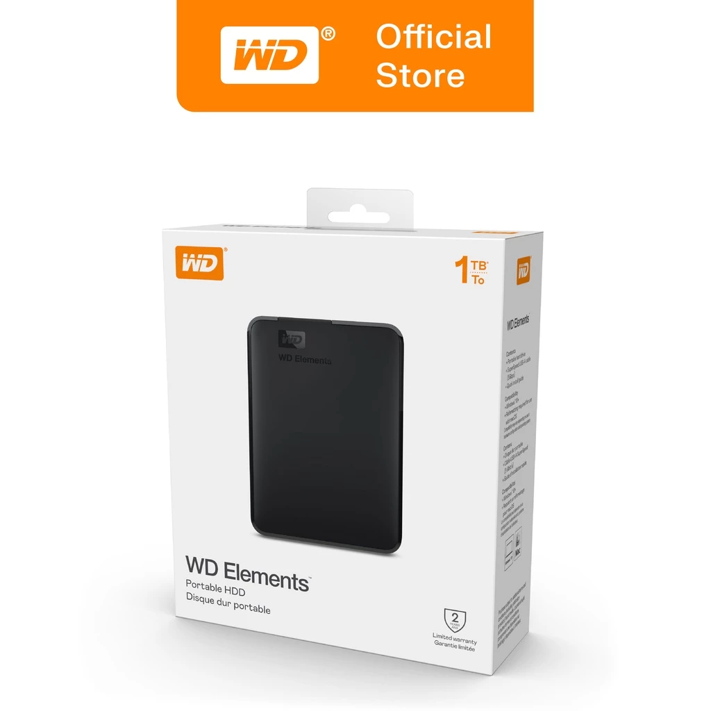 HDD EXTERNAL WD ELEMENTS 1TB ORIGINAL