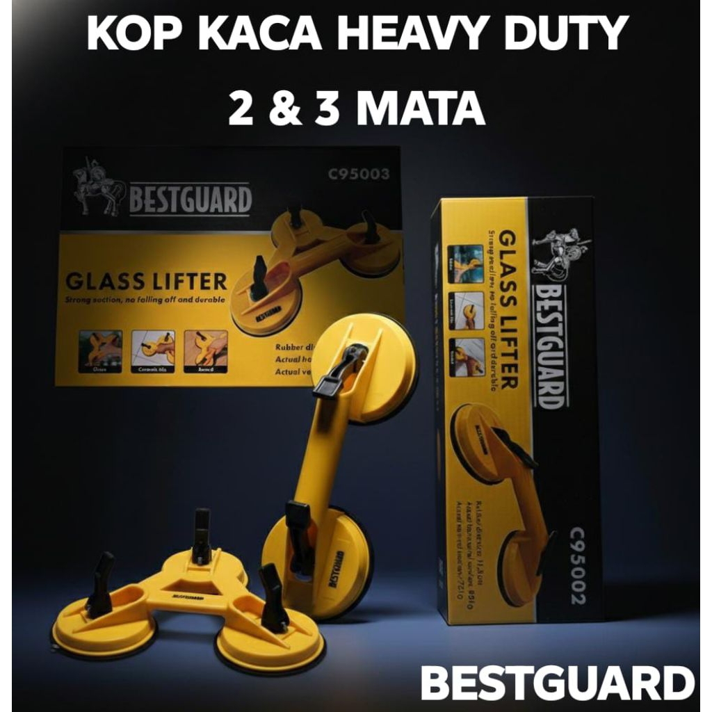 COD  ALAT SEDOT KACA - KOP KACA 3 KAKI 2 KAKI HEAVY DUTY  - KOP KACA 3 MATA 2 MATA BERKUALITAS