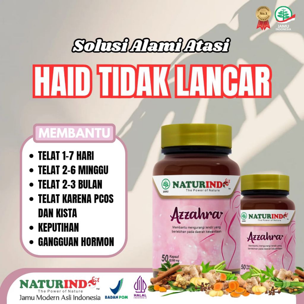 Obat Pelancar Telat Haid 1-4 Bulan Terlambat Datang Bulan Menstruasi Tidak Lancar