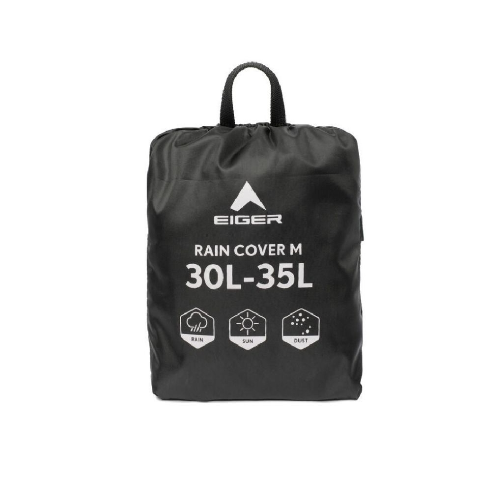 Coverbag EIGER89 M 30-35L Rain Cover Bag Rainsuit Tas Ransel Aksesories