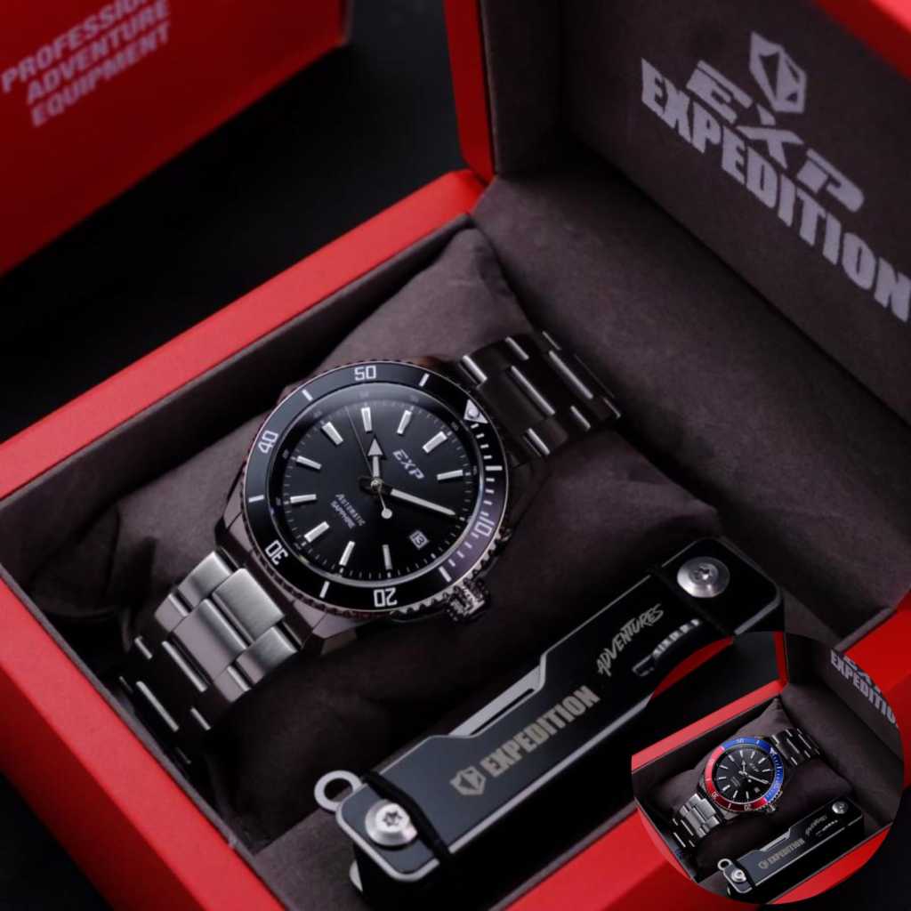 Jam Tangan Pria Expedition Exp 6860 Automatic Original