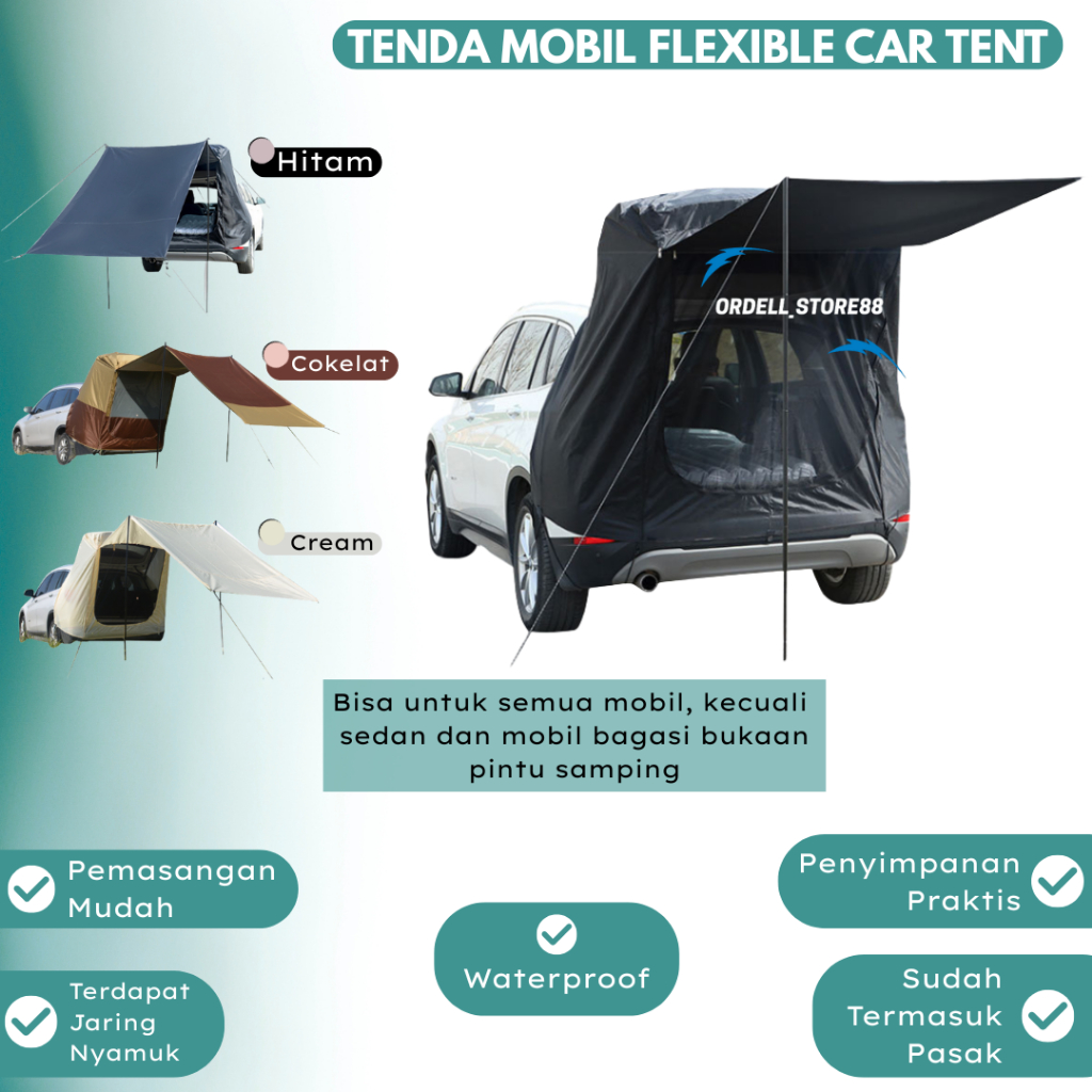 Tenda Mobil Outdoor | Tenda Mobil Camping Lipat | Tenda Waterproof