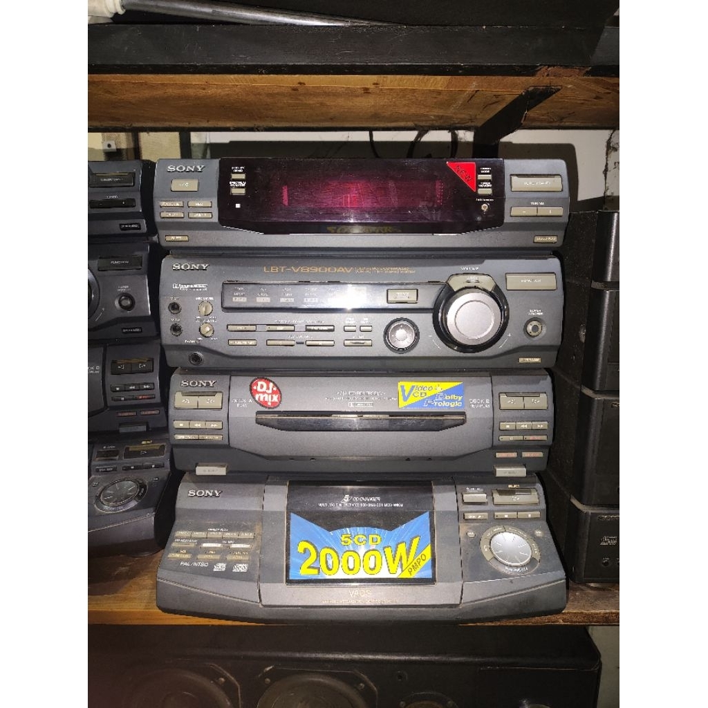 head super mini compo SONY LBT V9800 tape normal