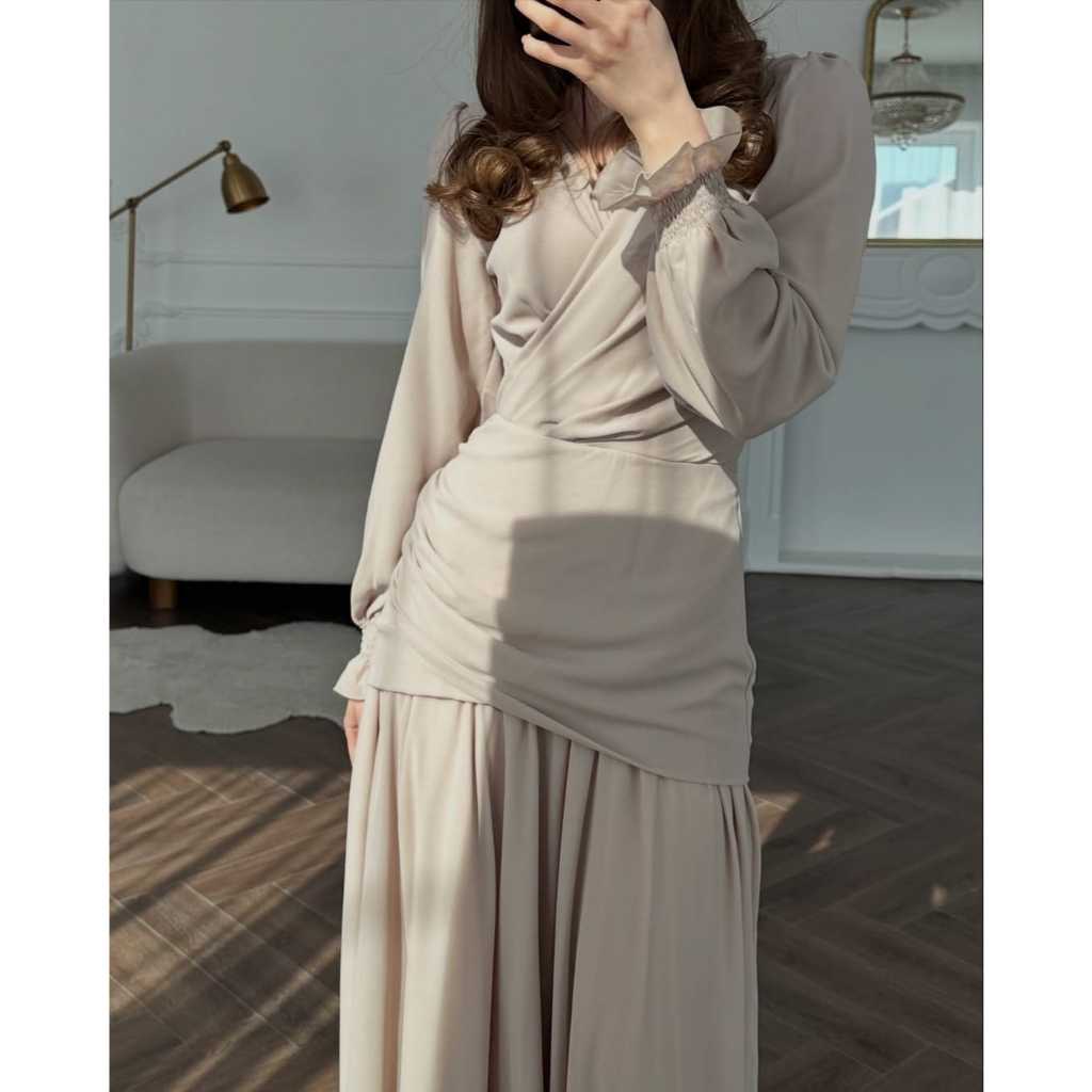 Isyana Dress Knit Jumbo Model Simpel Terbaru 2025