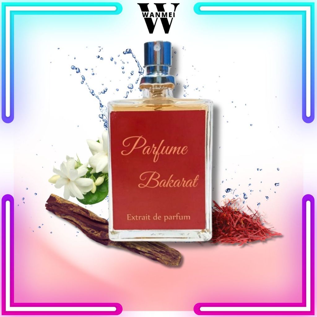 WM Parfum Bakarat Eau De Parfume 30ml dan 50ml / Parfum Pengharum Pria dan Wanita Wangi Tahan Lama
