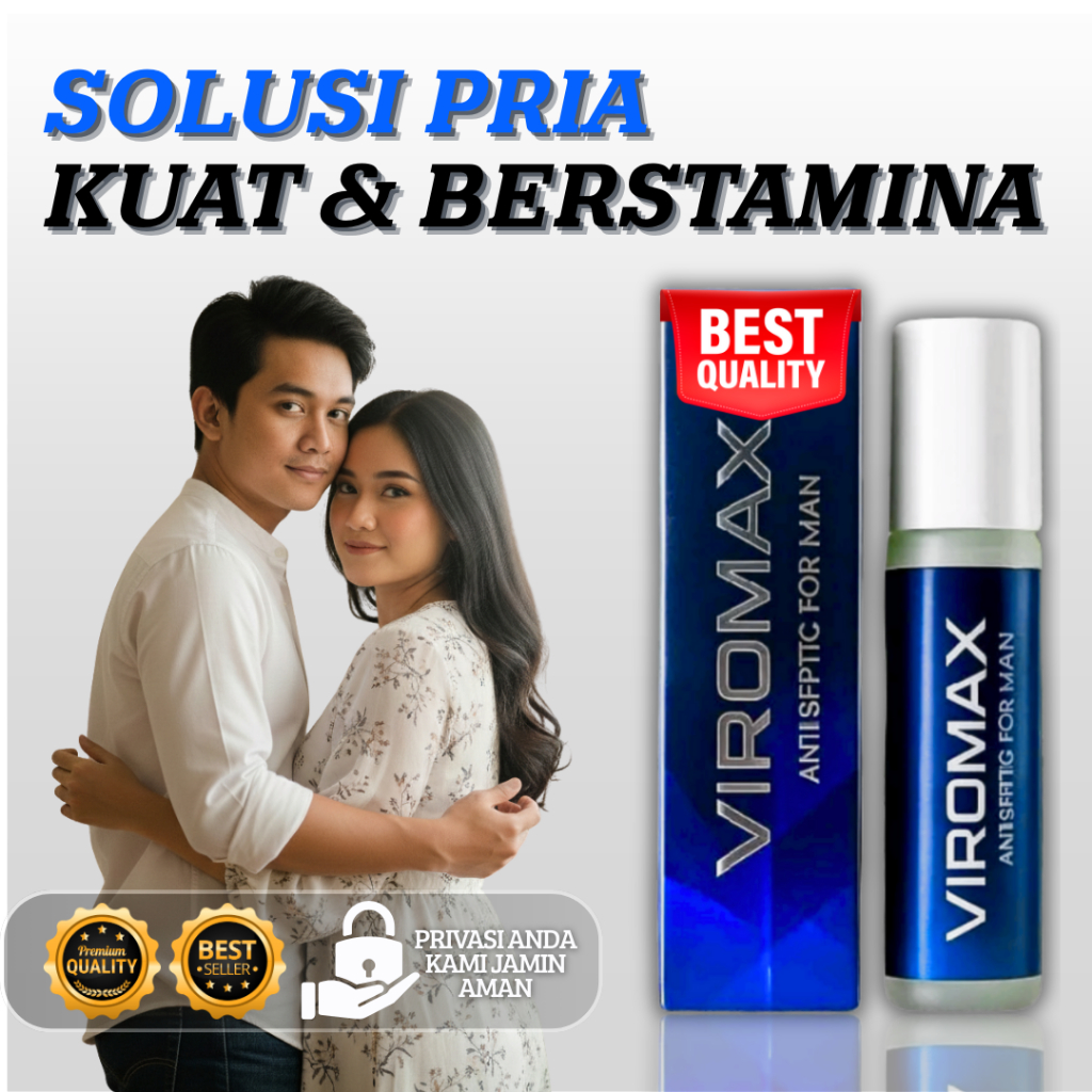 Obat Kuat Oles Viromax Pria Tahan Lama penambah durasi Terbaik 100% Original BPOM