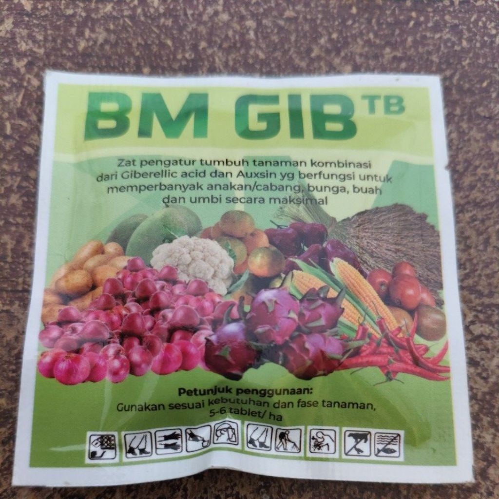 ZAT PENGATUR TUMBUH DAN BOSTER BUAH BM GIB 5GR