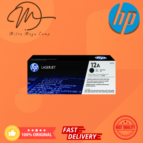 Toner HP Laserjet 12A Black Q2612A Original Cartridge / Toner HP Laserjet 12A