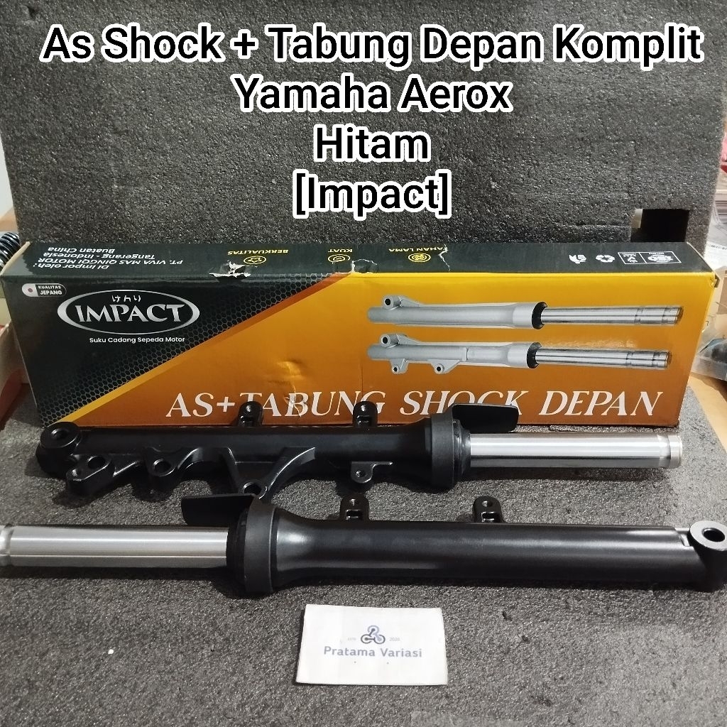 [Impact] As Shock + Tabung Shock Breaker Depan Set - Yamaha Aerox 155 Lama Old / Lexi 125