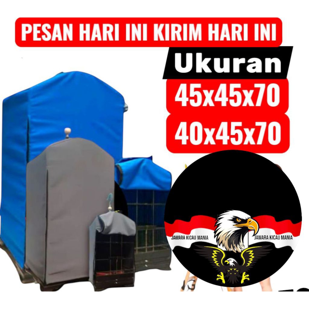 KRODONG SANGKAR KOTAK DOUBLE RESLETING 45X45X70.40X45X70 TEBAL