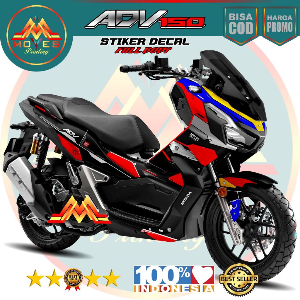 sticker Decal Full Body ADV 150 Repsol Aksesoris stiker motor variasi