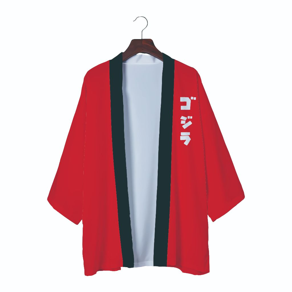 KIMONO OUTER V2 Cadigan Wanita Outer Kimono Pria Loose Casual Lengan 3/4