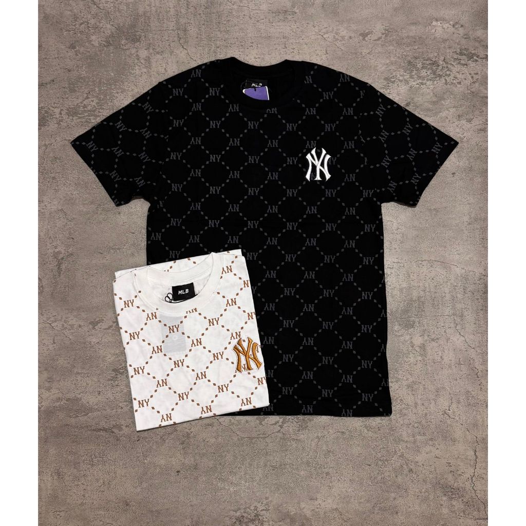 Baju Kaos NY Printing Signaure w Logo//Kaos Branded NY Printing//Baju Kaos NY Pria//Baju Kaos MLB Pr