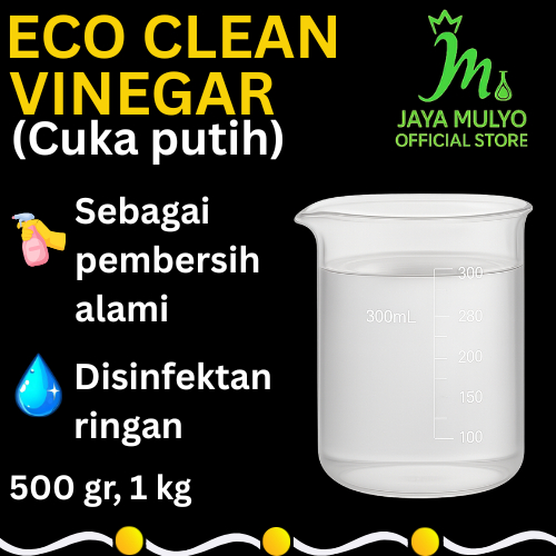 Eco Clean Vinegar 1 Kg / Cuka putih / Biang Cuka / Cuka
