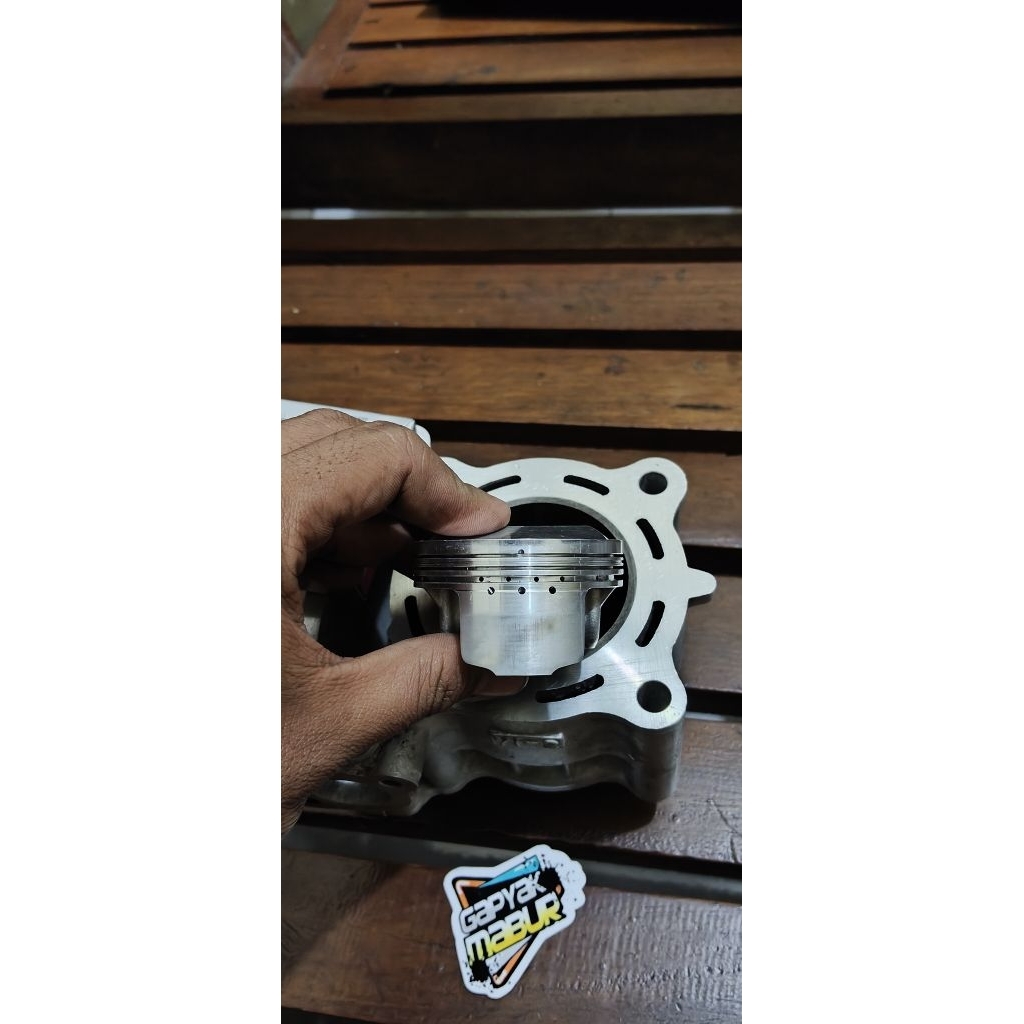blok piston 57mm mx king