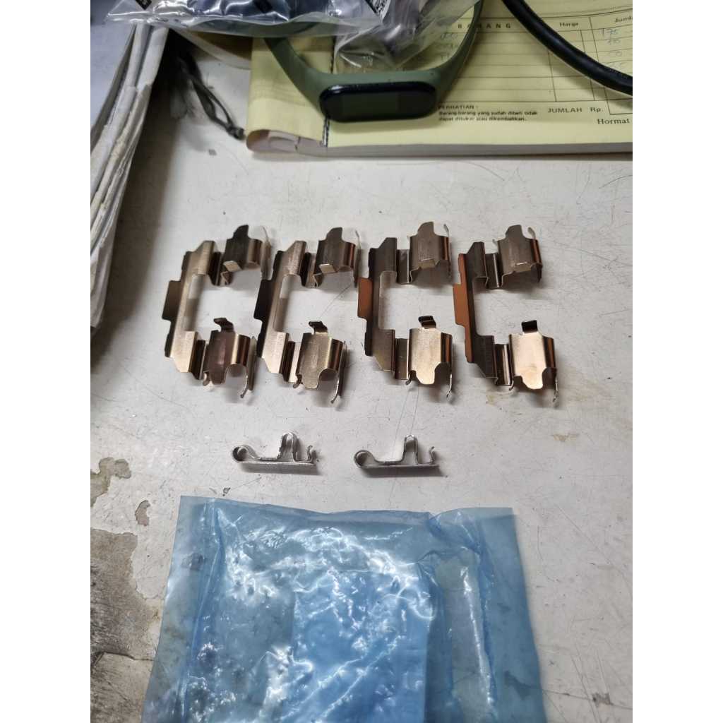 ORIGINAL 1 set kawat kampas rem depan avanza xenia veloz RWD 2004 2005 2006 2007 2008 2009 2010 2011