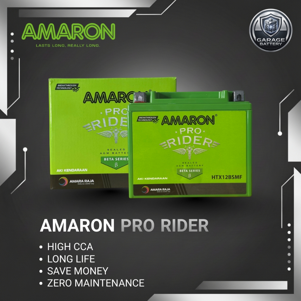 Amaron Aki Triumph Scambler / Bonneville HTX12 12V / 10Ah - Aki Kering