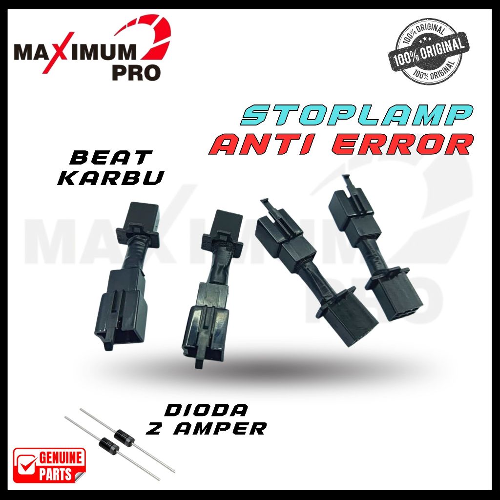 SOKET PNP STOPLAMP ANTI ERROR BEAT KARBU HONDA BEAT KARBURATOR SOCKET LAMPU MOTOR