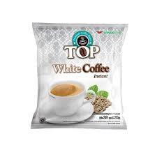 Top White Coffee Kopi Instant 21G 1 Renteng Isi 10 Sachet