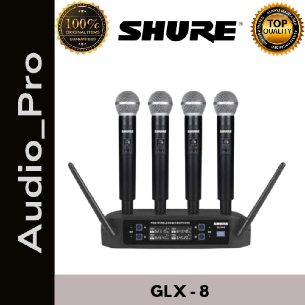 MIC / MIKROFON WIRELESS Shure GLX 48 4 MIC PEGANG