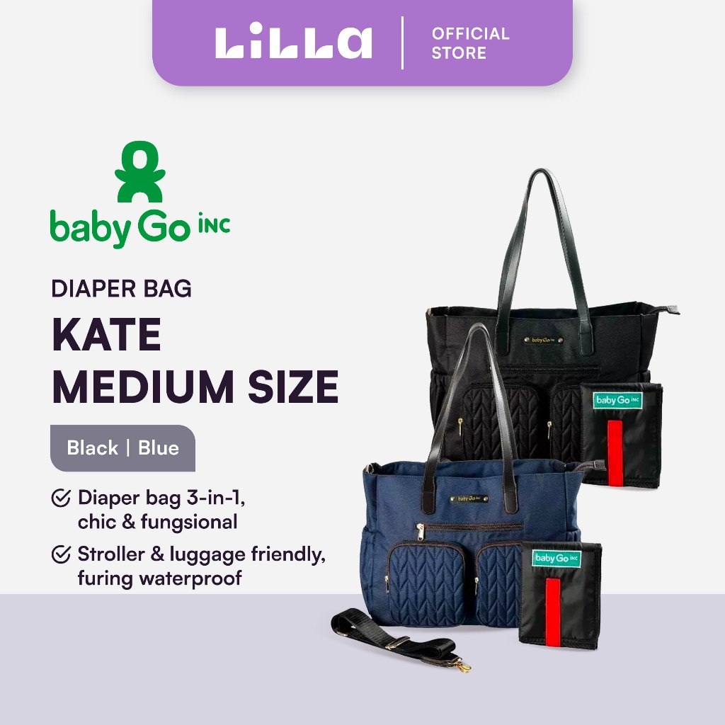 BabyGo Inc - Diaper Bag Kate Medium Size