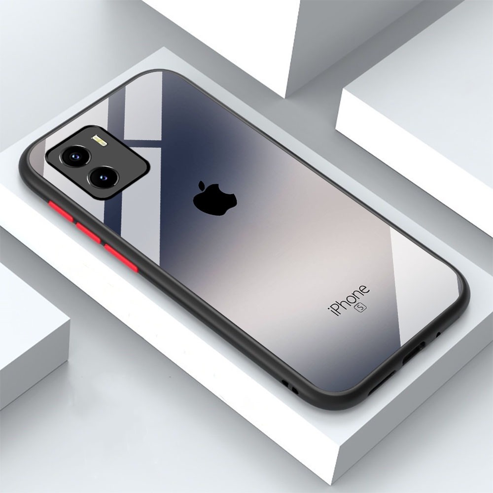 [ KK11 ] Softcase Glass Kaca Kilau Untuk HP XIAOMI MI 10T 5G / MI 10T PRO 5G - XIAOMI MI 10T 5G / MI