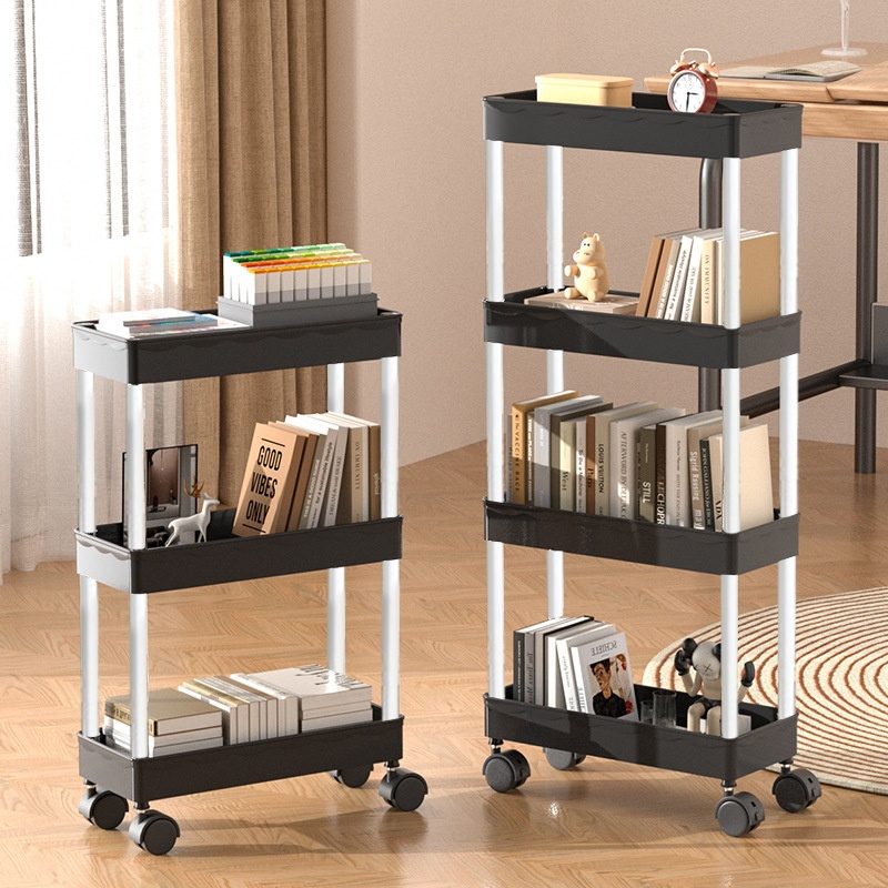 Rak Sudut Dapur Plastik/Rak Susun Serbaguna/Rak Bumbu Dapur/Rak Toilet Rak