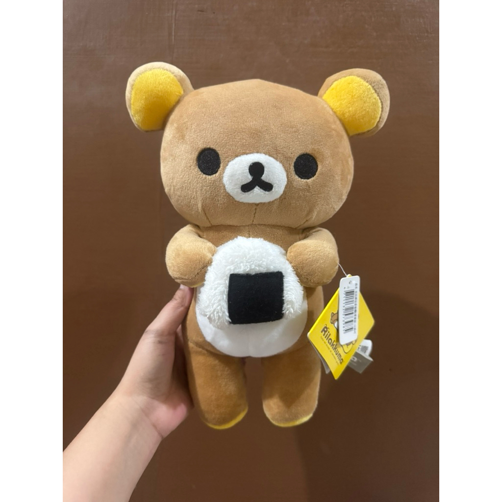 Boneka Karakter Rilakkuma Onigiri size 30cm Original / Boneka Rilakkuma Original / Boneka SanX karak