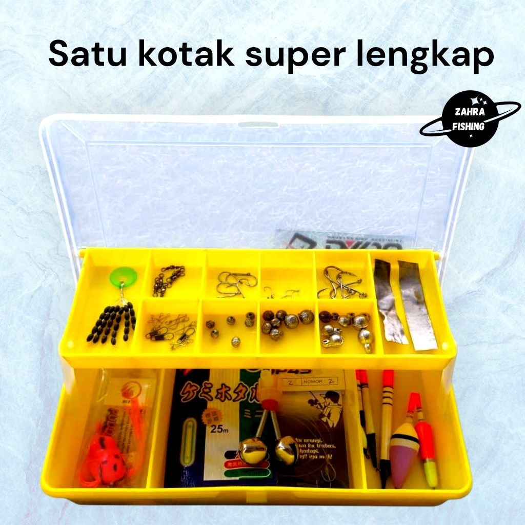 Paket Alat Pancing Super Lengkap 1 Kotak | Tinggal Mancing Tanpa Ribet