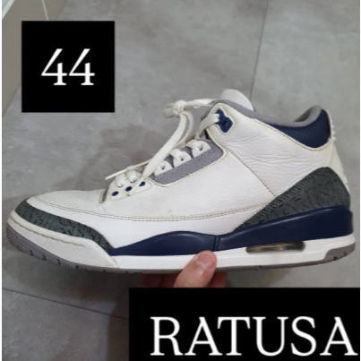 Air Jordan 3 Retro Midnight Navy SIZE 44 USED