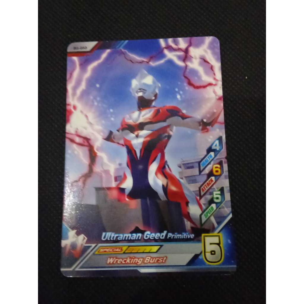 kartu Ultraman - Ultraman Geed Primitive
