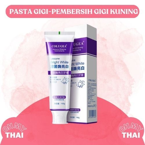 PASTA GIGI PEMUTIH GIGI KUNING|PASTA GIGI BRIGHT WHITE| MENYEGARKAN NAFAS | MENYAMARKAN GIGI KUNING