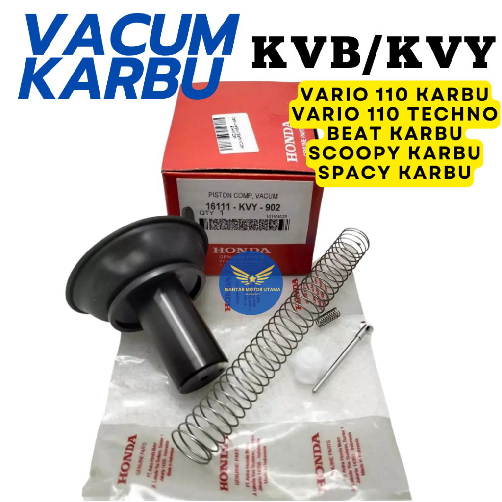 16111-KVY-902 ORIGINAL Vacum Karburator KVY / KVB Honda Beat Karbu Vario 110 Karbu Vario 110 Techno 