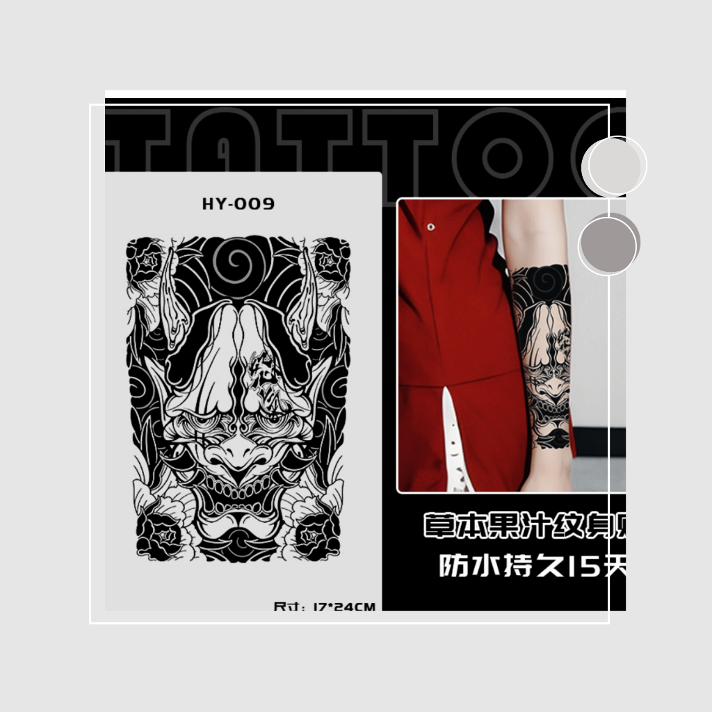 Tatoo Temporer  Setengah Lengan / TEMPORARY TATOO (HY)