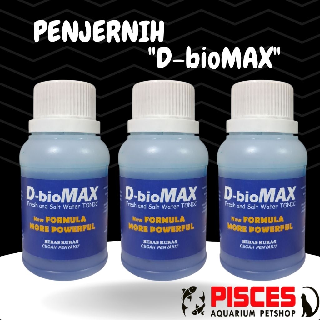 Penjernih air aquarium D biomax water tonic 100ml