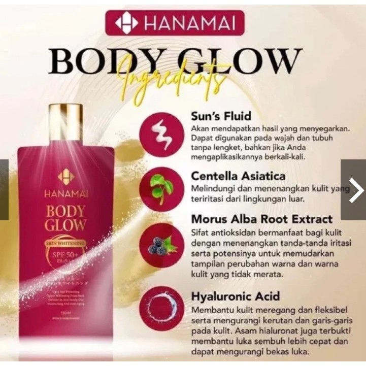 Hanamai Body Glow Original Expired 2027