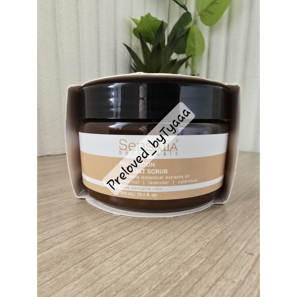 Preloved - New - Sensatia Botanicals Relaxation Sea Salt Scrub-300ml